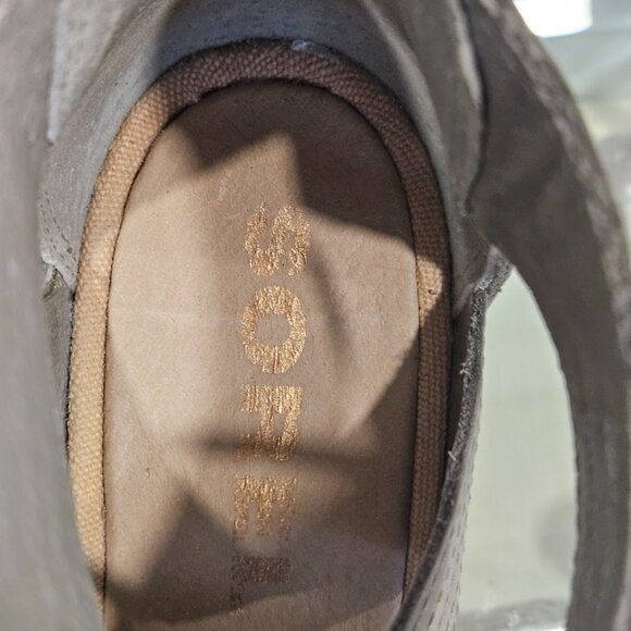 Sorel Joanie II NL3223-365 Open Toe Cut Out Hi Wedge Heel Sandals Taupe Size 8.5 - Picture 7 of 8